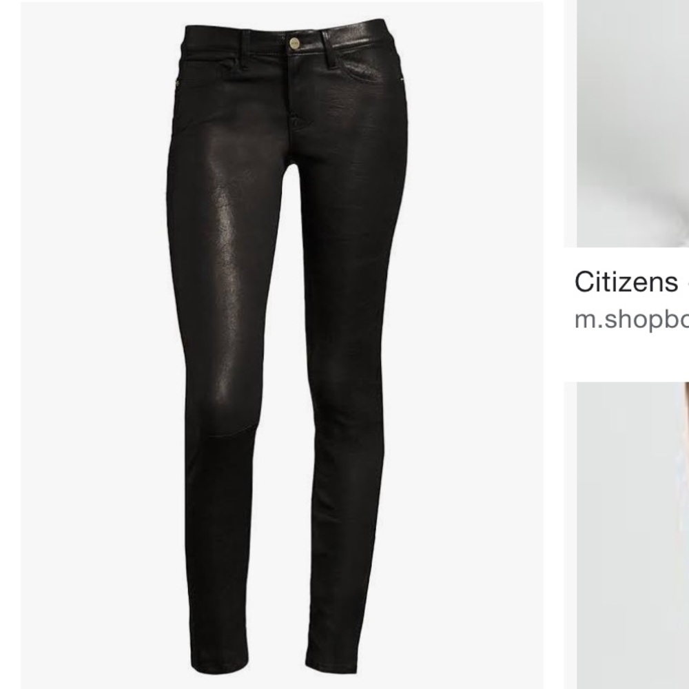 Citizens of Humanity
Rocket Leatherette Low Rise Skinny Jeans